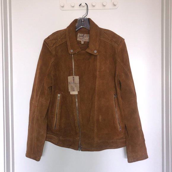 NEW W TAGS! Wilsons Leather M XL Distressed Suede - Picture 9 of 16